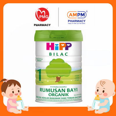 HIPP - Susu Formula Bayi Organik HIPP BILAC Tahap 1 (0-12 Bulan) 900g – HIPP BILAC Organic Infant Formula Step One (0-12mths) 900g