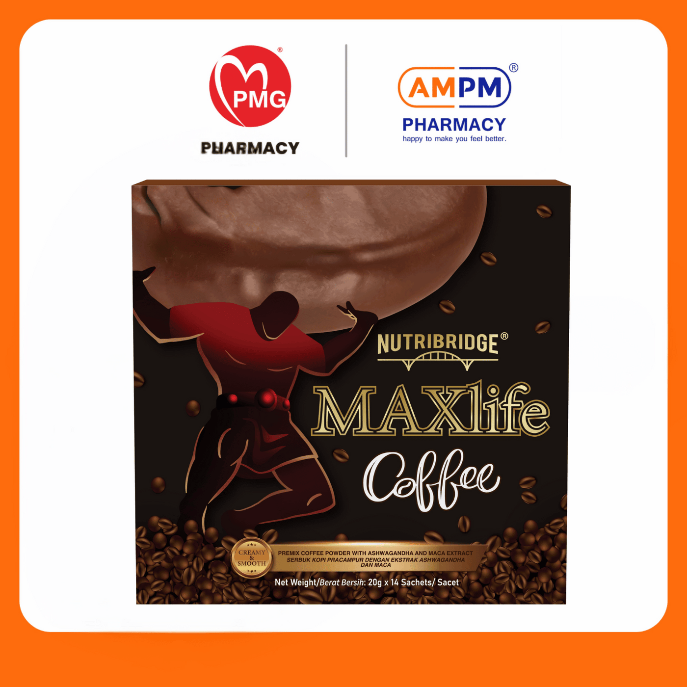 NUTRIBRIDGE MAXlife Coffee 20g (14's)