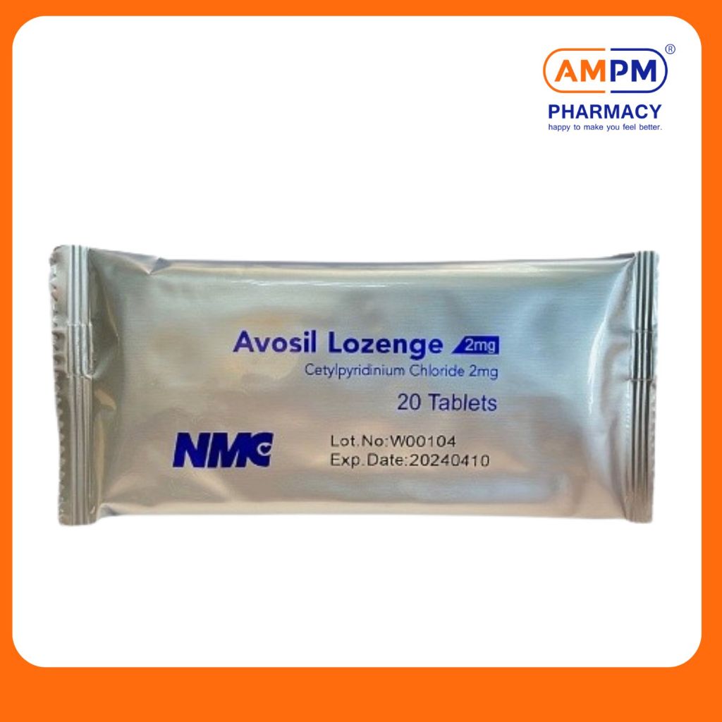 AVOSIL 2mg Lozenge Tablet (20's)