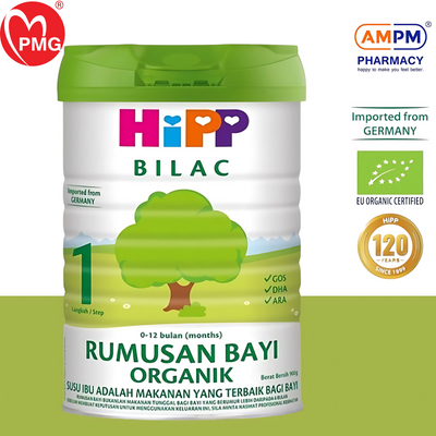 HIPP - Susu Formula Bayi Organik HIPP BILAC Tahap 1 (0-12 Bulan) 900g – HIPP BILAC Organic Infant Formula Step One (0-12mths) 900g