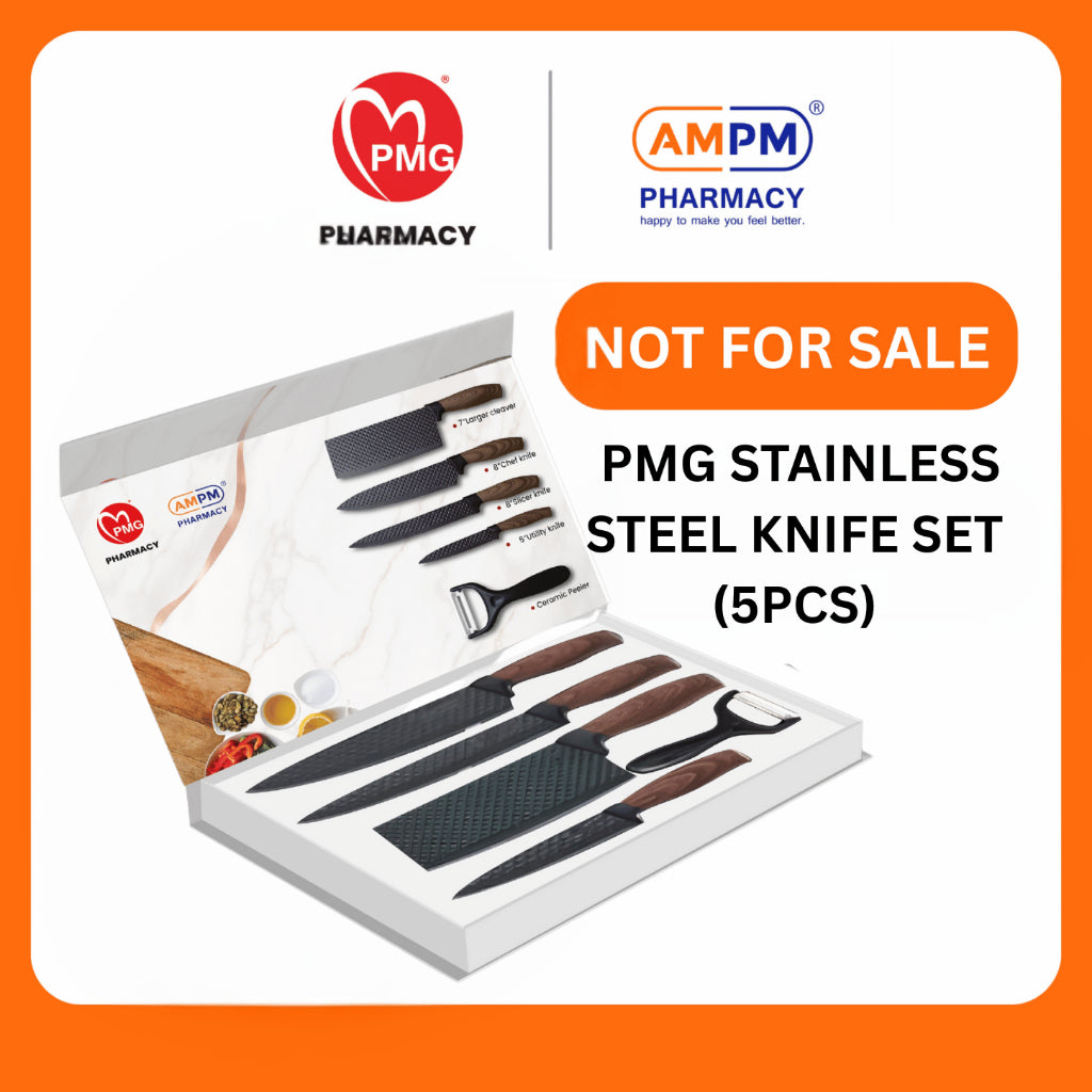 FREE GIFT PMG STAINLESS STEEL KNIFE SET (Not For Sale)