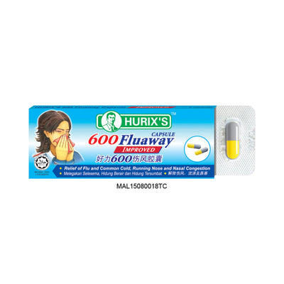 HURIX'S 600 Fluaway Capsule (6's)