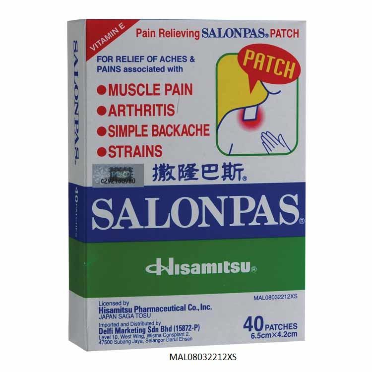 SALONPAS MEDICATED PLASTER 40's