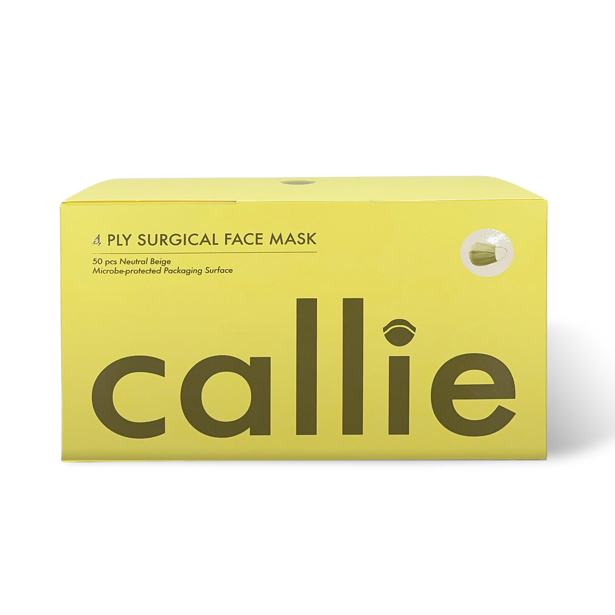 CALLIE 4ply SURGICAL MASK (NEUTRAL BEIGE) 50's