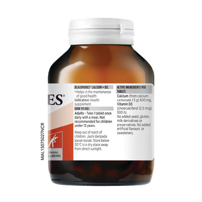 BLACKMORES Calcium + D3 Tablet (120's)