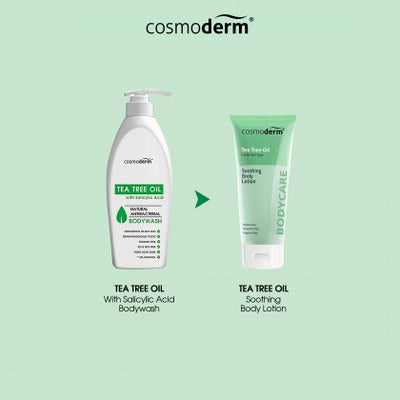 COSMODERM TEA TREE OIL SOOTHING BODY LOTION 125ml