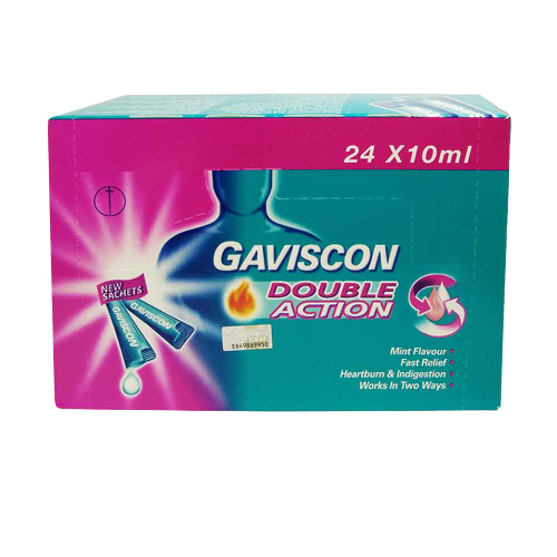 GAVISCON DOUBLE ACTION SACHET 10ml