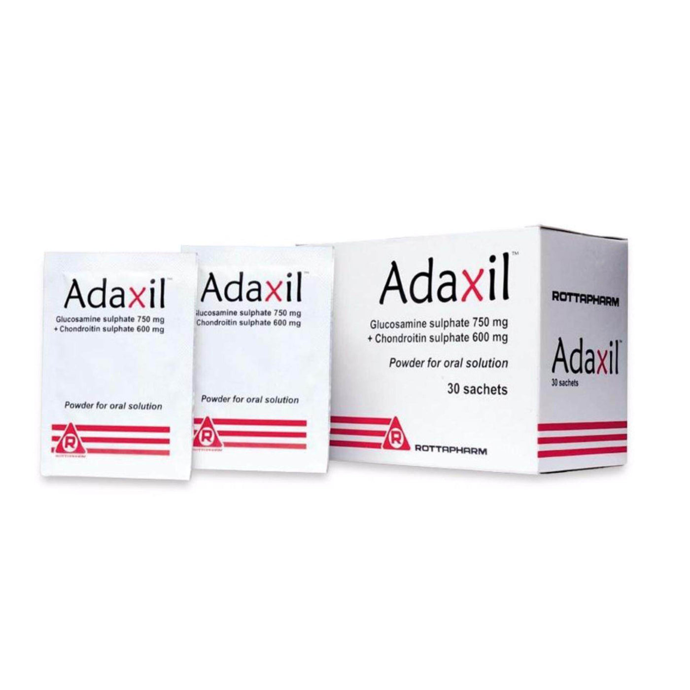 ADAXIL GLUCOSAMINE + CHONDROITIN POWDER 30's