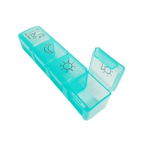 FULLICON 4-COMPARTMENT BOBO PILL BOX 1's