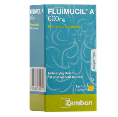 FLUIMUCIL A 600mg Tablet (10's)