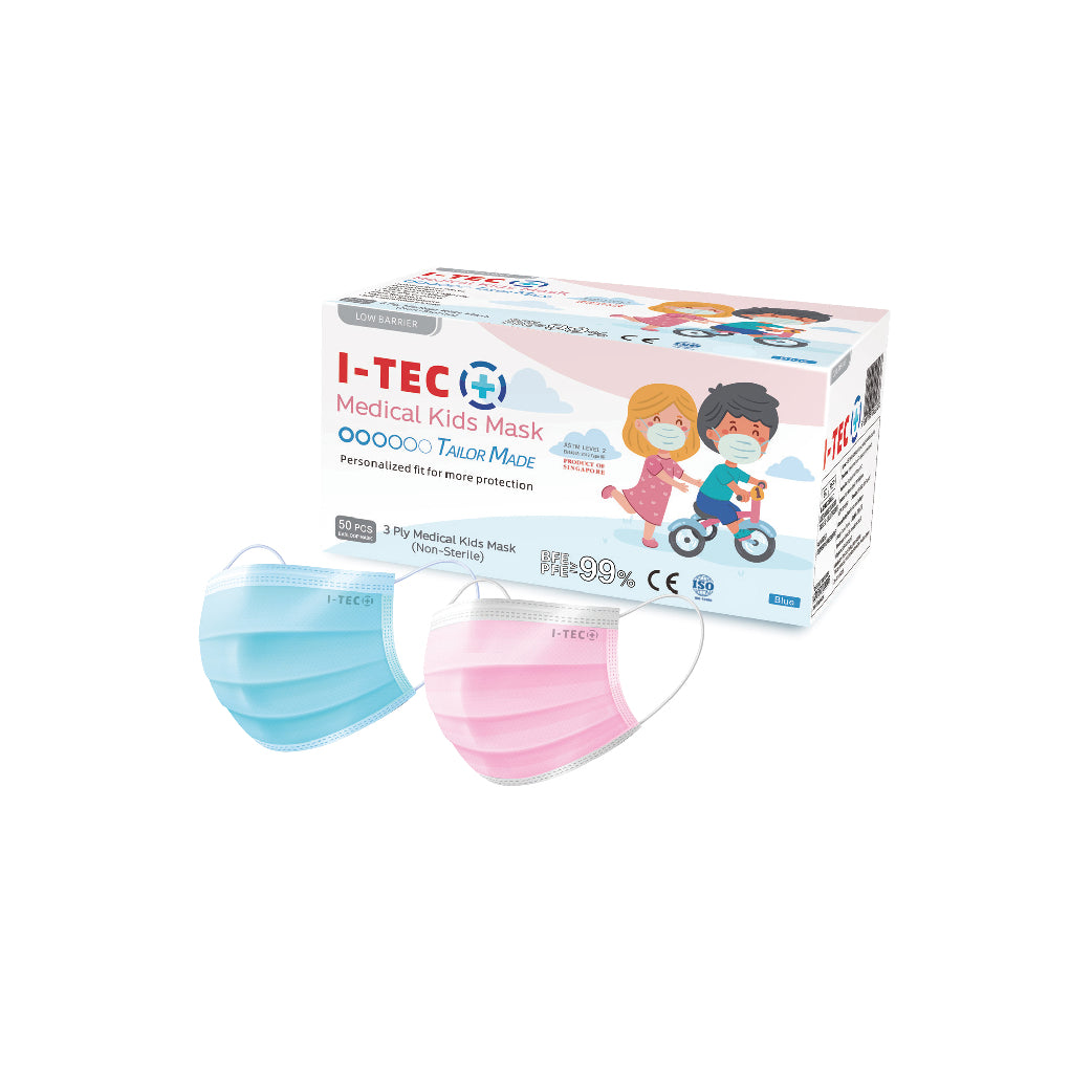 I-TEC 3ply CHILD FACE MASK (BLUE)