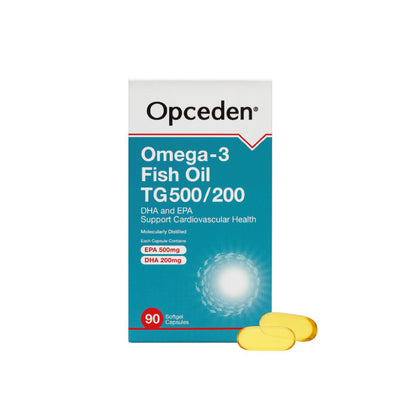 OPCEDEN Omega-3 Fish Oil TG500/200mg Capsule (90's x 2)