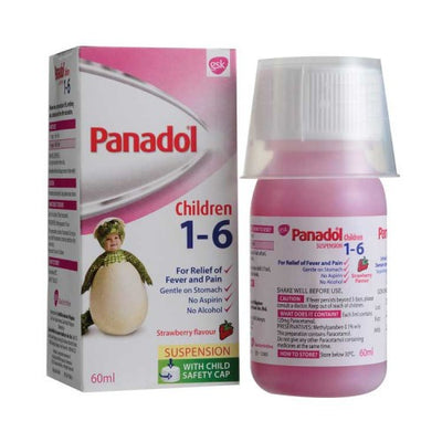 PANADOL Susp 120mg/5ml Strawberry 60ml
