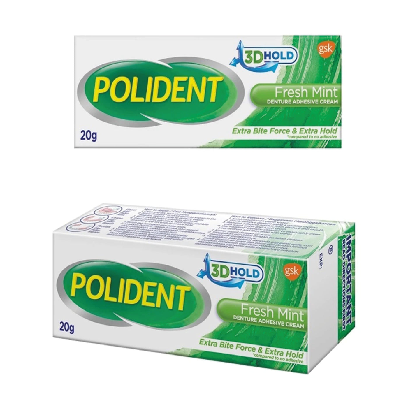 POLIDENT FRESH MINT ADHENSIVE CREAM