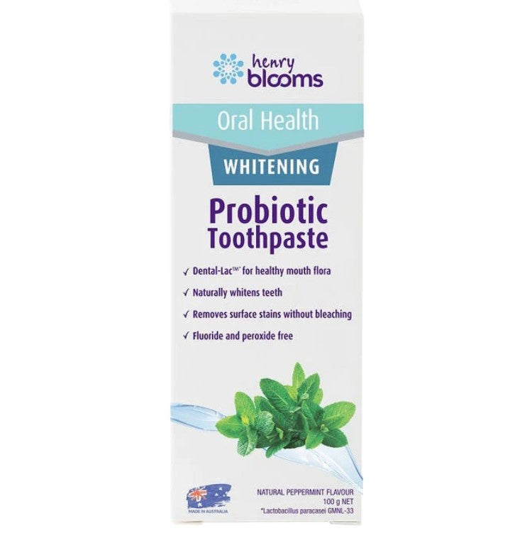 HENRY BLOOMS ADULT PROBIOTIC TOOTHPASTE 100g