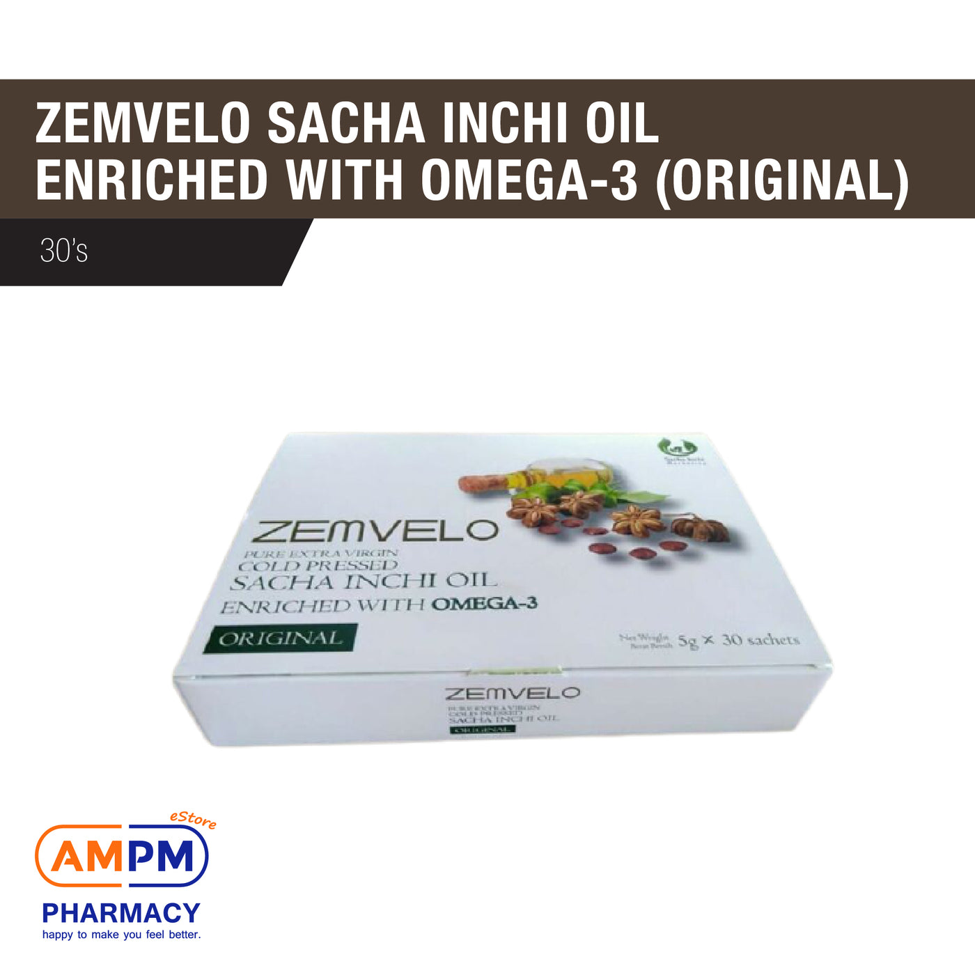 ZEMVELO SACHA INCHI OIL ENRICHED WITH OMEGA-3 (ORIGINAL)