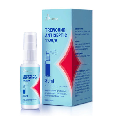 AiPHARMA Trewound Antiseptic Spray 1% v/v 30ml