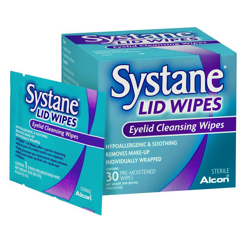 SYSTANE LID WIPES 6's x 5