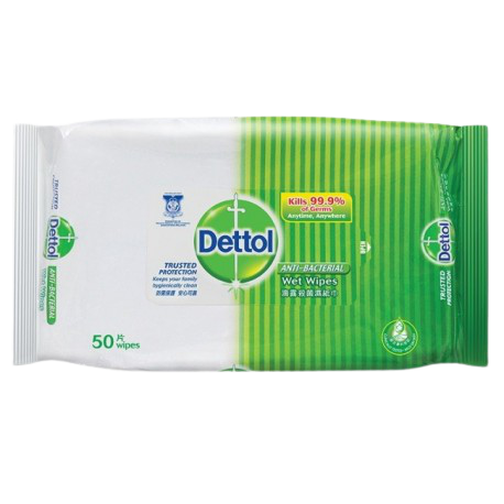 DETTOL HYGIENIC WIPES 50's