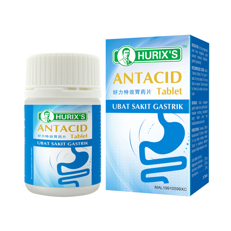 HURIX'S Antacid Tablet (20's)