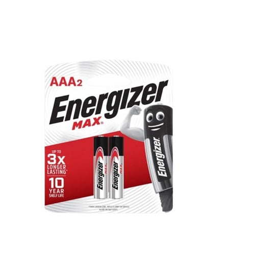 ENERGIZER MAX AAA BATTERIES 2's